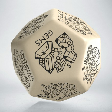 Treasure Generator Die: Beige & Black