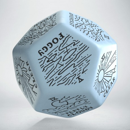 Weather Generator Die: Blue & Black