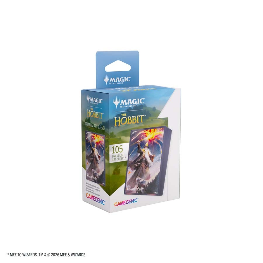 Gamegenic: Magic The Gathering: Hob The Hobbit: Premium Art Sleeves: Gandalf Shadow's Foe