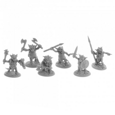 Reaper Miniatures: Dungeon Dwellers: Ratpelt Kobold Mooks (6)