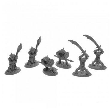 Reaper Miniatures: Dungeon Dwellers: Goblin Warriors (6)