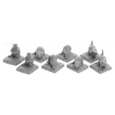 Reaper Miniatures: Dungeon Dwellers: Dire Rats (8)