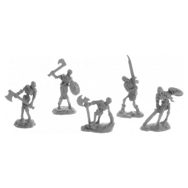 Reaper Miniatures: Dungeon Dwellers: Bog Skeletons (5)