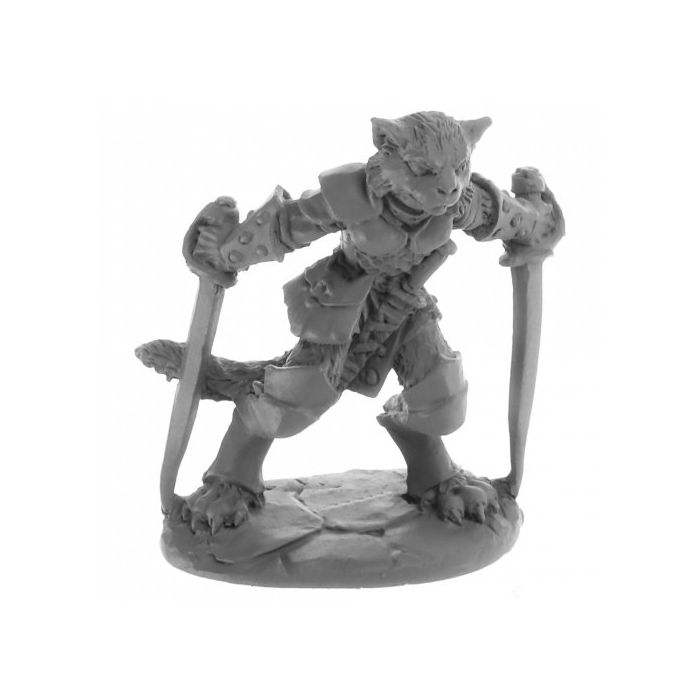 Reaper Miniatures: Legends: Catfolk Rogue, Shadoweyes