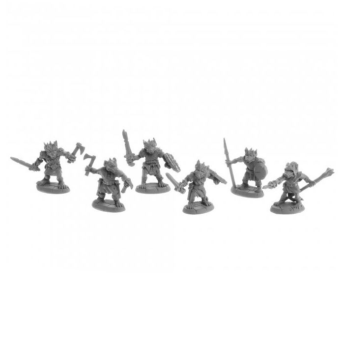 Reaper Miniatures: Dungeon Dwellers: Nightclaw Kobolds (6)