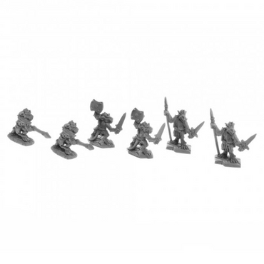 Reaper Miniatures: Dungeon Dwellers: Bloodscale Kobolds (6)