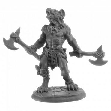 Reaper Miniatures: Dungeon Dwellers: Blackmane Gnoll Ravager