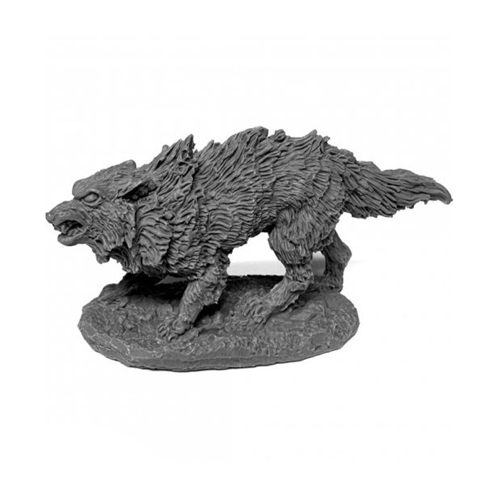 Reaper Miniatures: Bones Black: Winter Wolf