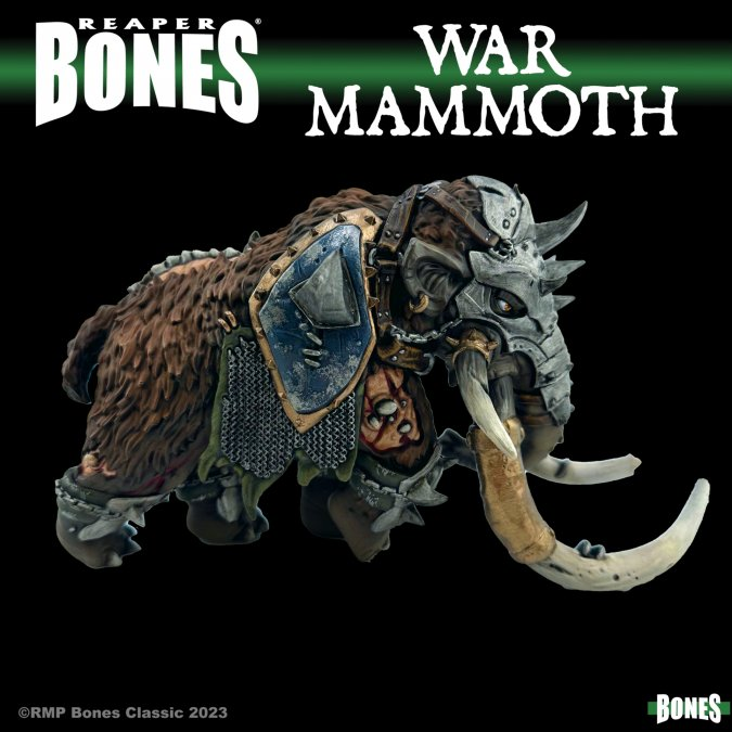 Reaper Miniatures: War Mammoth bones Classic Deluxe Boxed Set