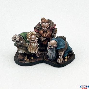 Reaper Miniatures: Townsfolk: Gambling Dwarves (3)