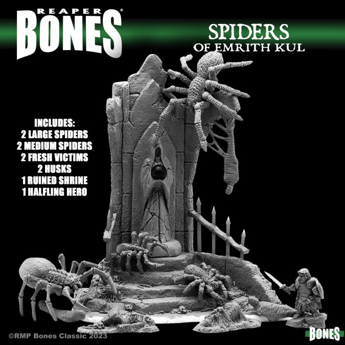 Reaper Miniatures: The Spiders Of Emrith Kul