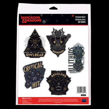 Dungeons & Dragons: Sticker Sheet DD-00005