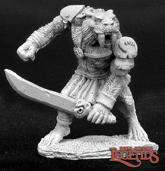 Reaper Miniatures: Sabertooth Tiger Man