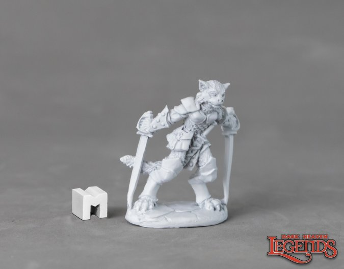 Reaper Miniatures: Shadoweyes, Catfolk Rogue