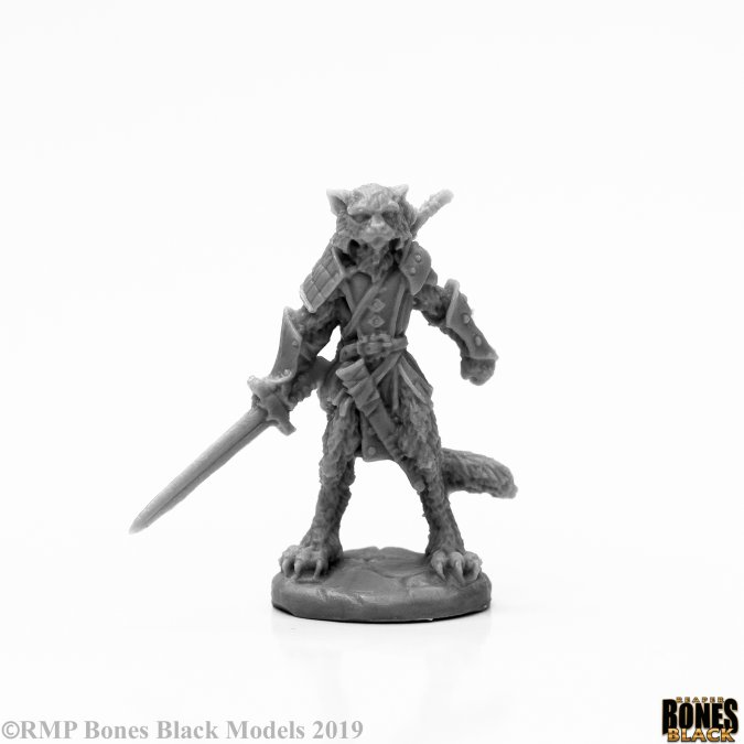 Reaper Miniatures: Mal, Catfolk Warrior