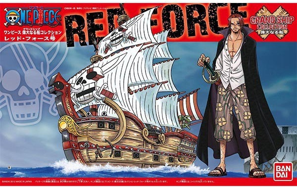 Bandai Hobby: One Piece Grand Ship Collection Model Kit - #004 Red Force Model Ship