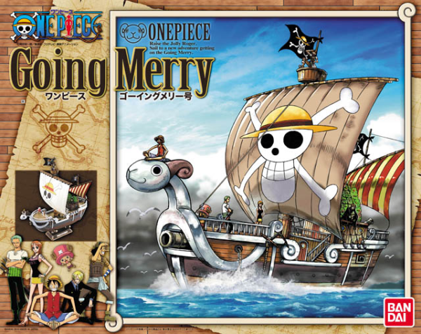 Bandai Hobby: One Piece Grand Ship Collection Model Kit - Going Merry Model Ship