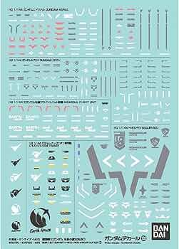 Gunpla: Decal - Mobile Suit Gundam The Witch From Mercury, GD-133 Mobile Suit Gundam The Witch From Mercury Multiuse 1 Bag