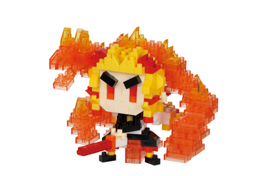 Nanoblock Character Collection Series Kyojuro Rengoku (Flame Breathing) "Demon Slayer"