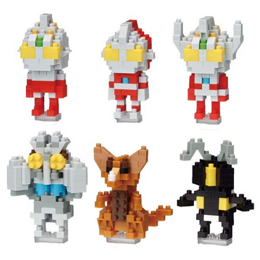 Nanoblock mininano Series Ultraman Vol. 1, Blind Box of 6