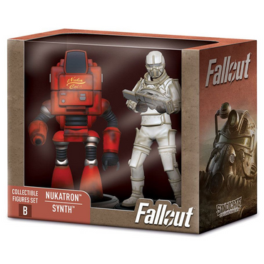 Fallout Collectible Figures Set Nukatron & Synth