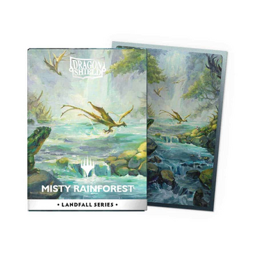 Dragon Shield: Magic The Gathering: Landfall Series: Matte Dual Art: Misty Rainforest