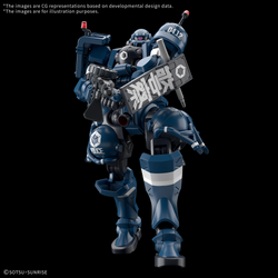 Bandai HG 1/144 Military Police Zaku "Mobile Suit Gundam GQuuuuuuX"