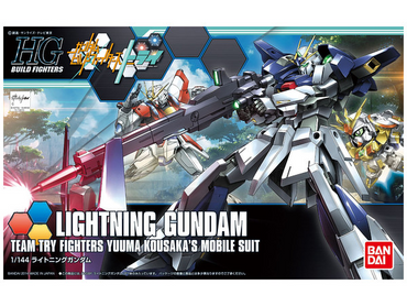 Bandai #20 Lightning Gundam 'Gundam Build Fighters Try', Bandai HGBF 1/144
