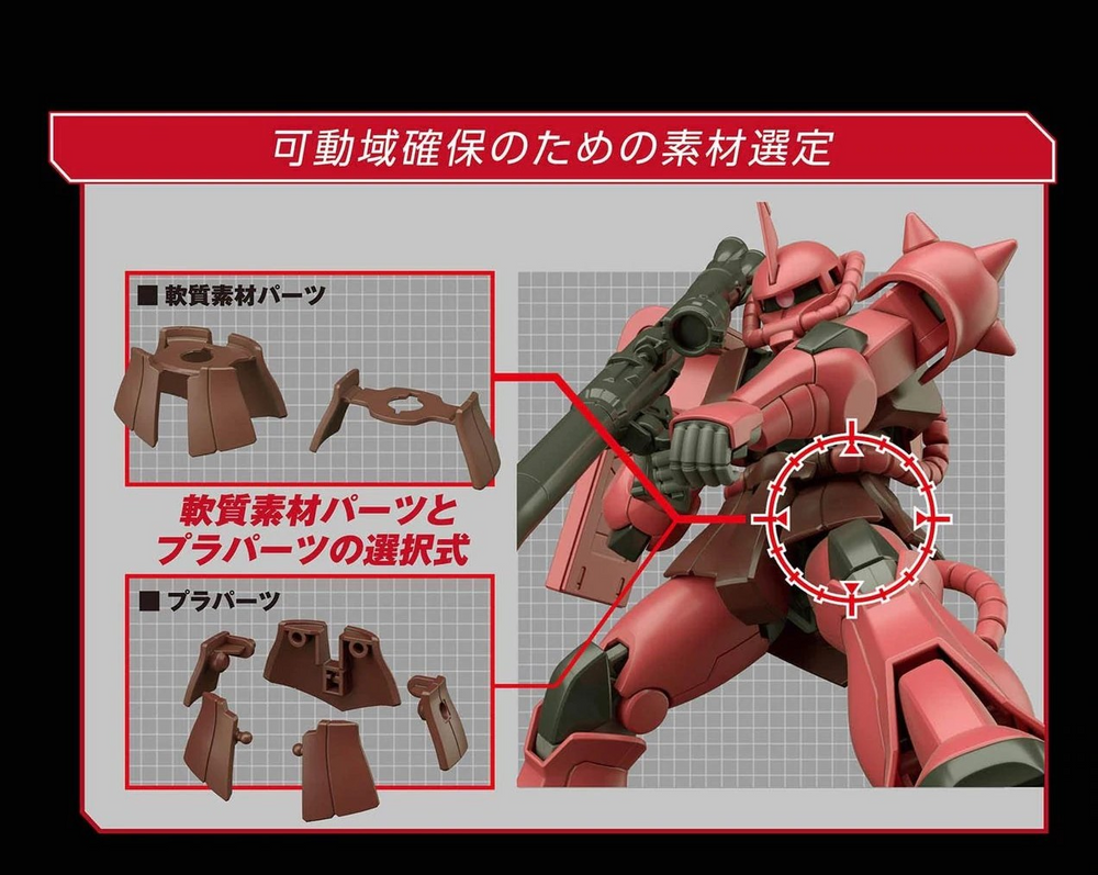 Bandai Spirits HGUC #234 1/144 MS-06S Char's Zaku II 'Mobile Suit Gundam'