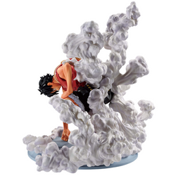 Bandai Masterlise Ichibansho Figure Monkey D. Luffy Gear 2 (Road to King of the Pirates)"One Piece"