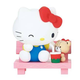 Banpresto 2734976 Sanrio Characters Nakayoshi Memories - A) Hello Kitty, 3.2"