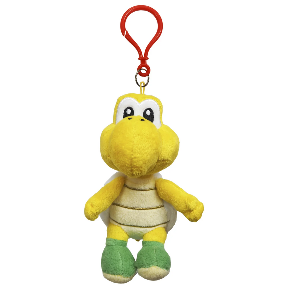 Little Buddy 1835 Super Mario Plush Dangler - Koopa Troopa, 6"