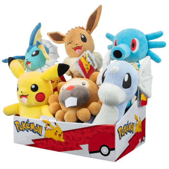 Jazwares Pokemon USA 7-8" Plush Assortment Ver. 4