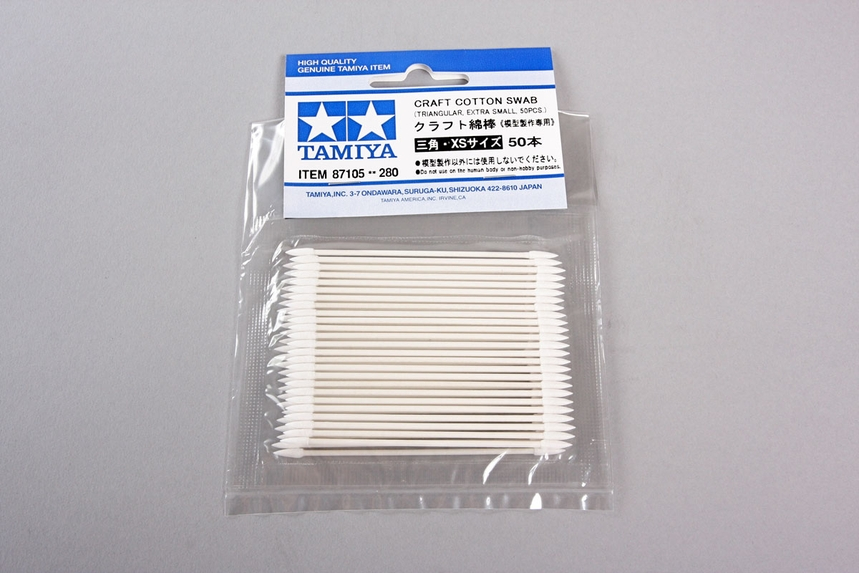 Tamiya Craft Cotton Swab Triangul./Ext.S