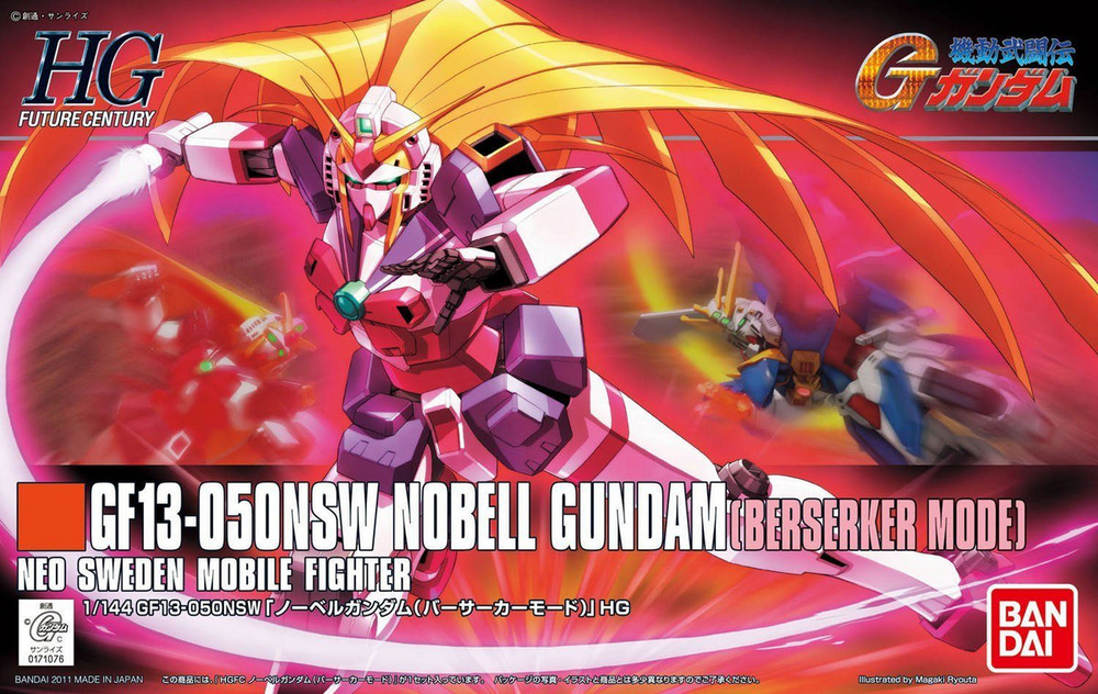 Bandai HGFC #129 1/144 Nobell Gundam (Berserker Mode) "Mobile Fighter G Gundam"