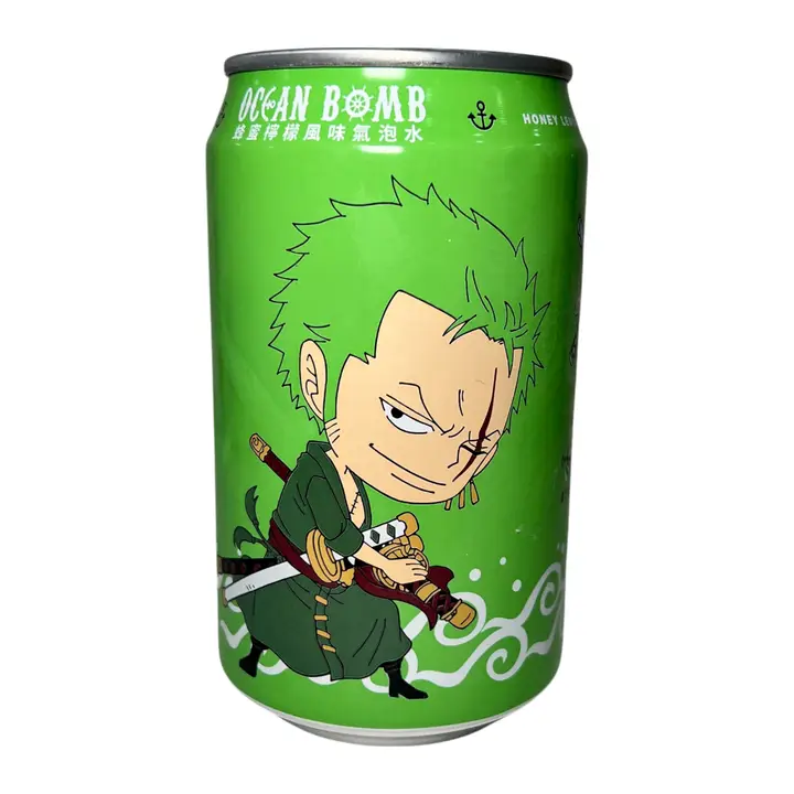 One Piece Zoro Ocean Bomb Sparkling Water Honey Lemon