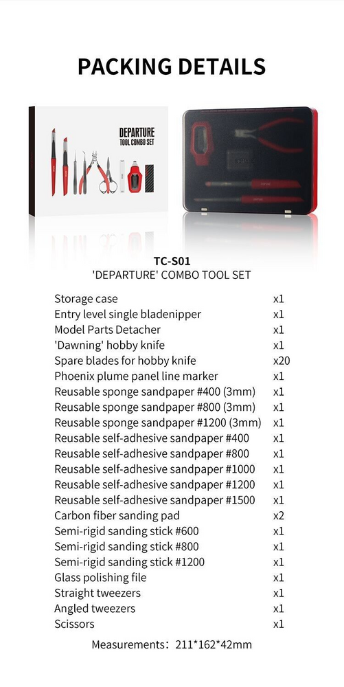 DSPIAE TC-S01 "Departure" Tool Combo Set