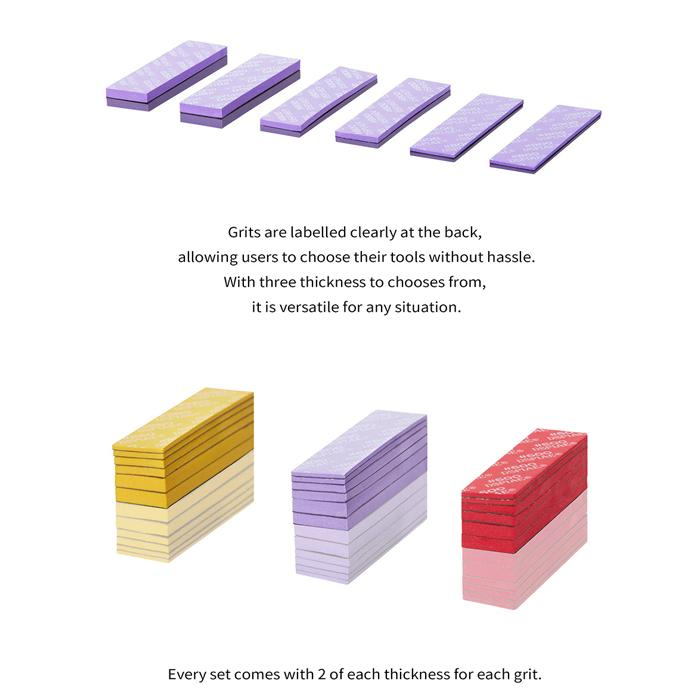 DSPIAE #1000-#2500 Sanding Sponge 30Pcs