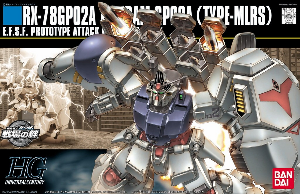 RX-78GP02A Gundam GP02 Physalis MLRS Custom