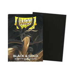Dragon Shield: Matte Dual: Black And Gold