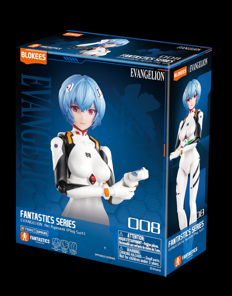 Blokees: Evangelion - Fantastic Series - Rei Ayanami (Plug Suit Ver.)