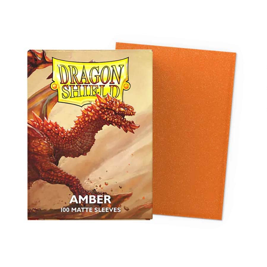 Dragon Shield Sleeves: Matte: Amber