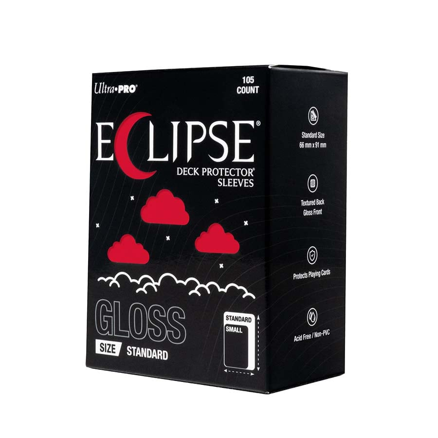 Eclipse Sleeves: Standard Matte Deck Protectors: Apple Red