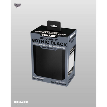 Domaru Regular Fit: Gothic Black (100ct)