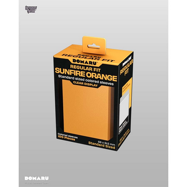 Domaru Regular Fit: Sunfire Orange (100ct)