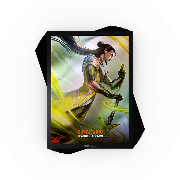 Riftbound TCG: League Of Legends: Set 3 Unleashed Art Sleeves: Master Yi Wuju Master