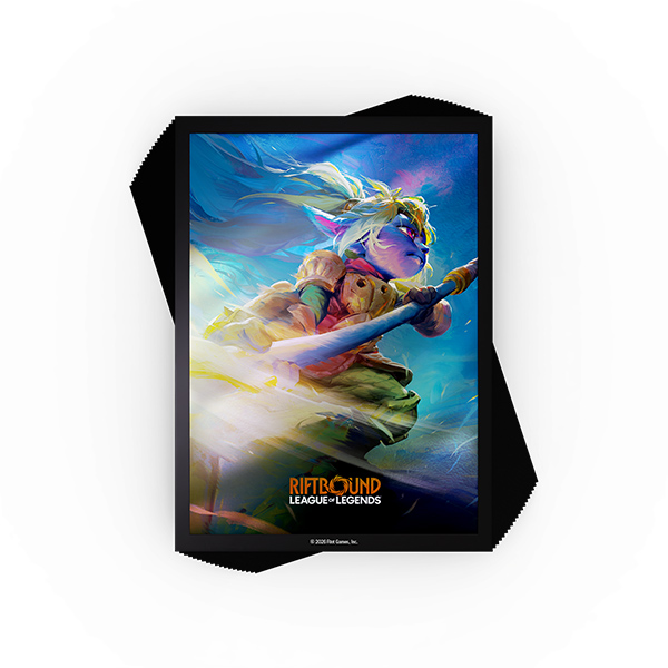 Riftbound Tcg: League Of Legends: Set 3 Unleashed Art Sleeves: Poppy Keeper Of The Hammer