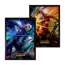 Riftbound TCG: League Of Legends: Set 4 Vendetta Art Sleeves: Diana Vs Leona