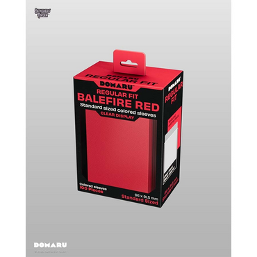 Domaru Regular Fit: Balefire Red (100ct)