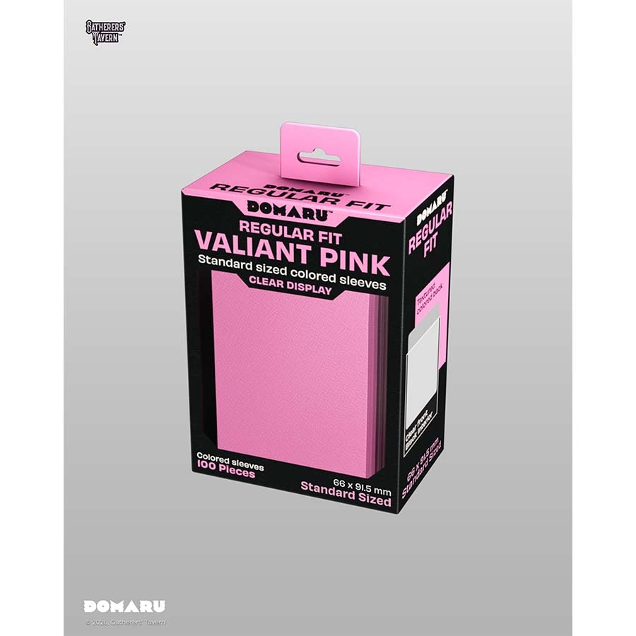 Domaru Regular Fit: Valiant Pink (100ct)